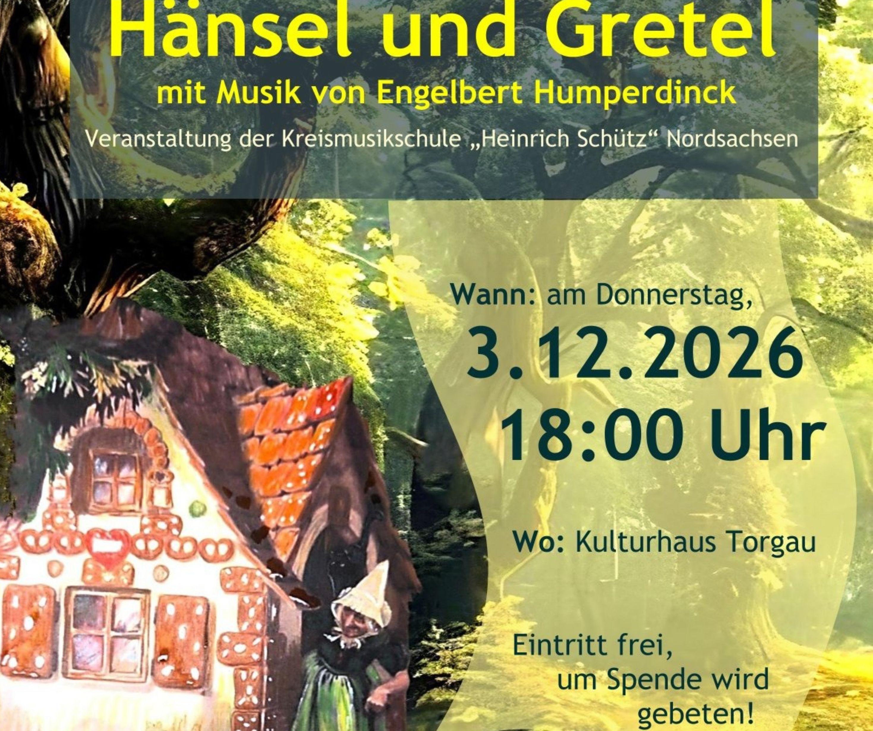 Hänsel und Gretel – Märchenhaftes Weihnachtskonzert